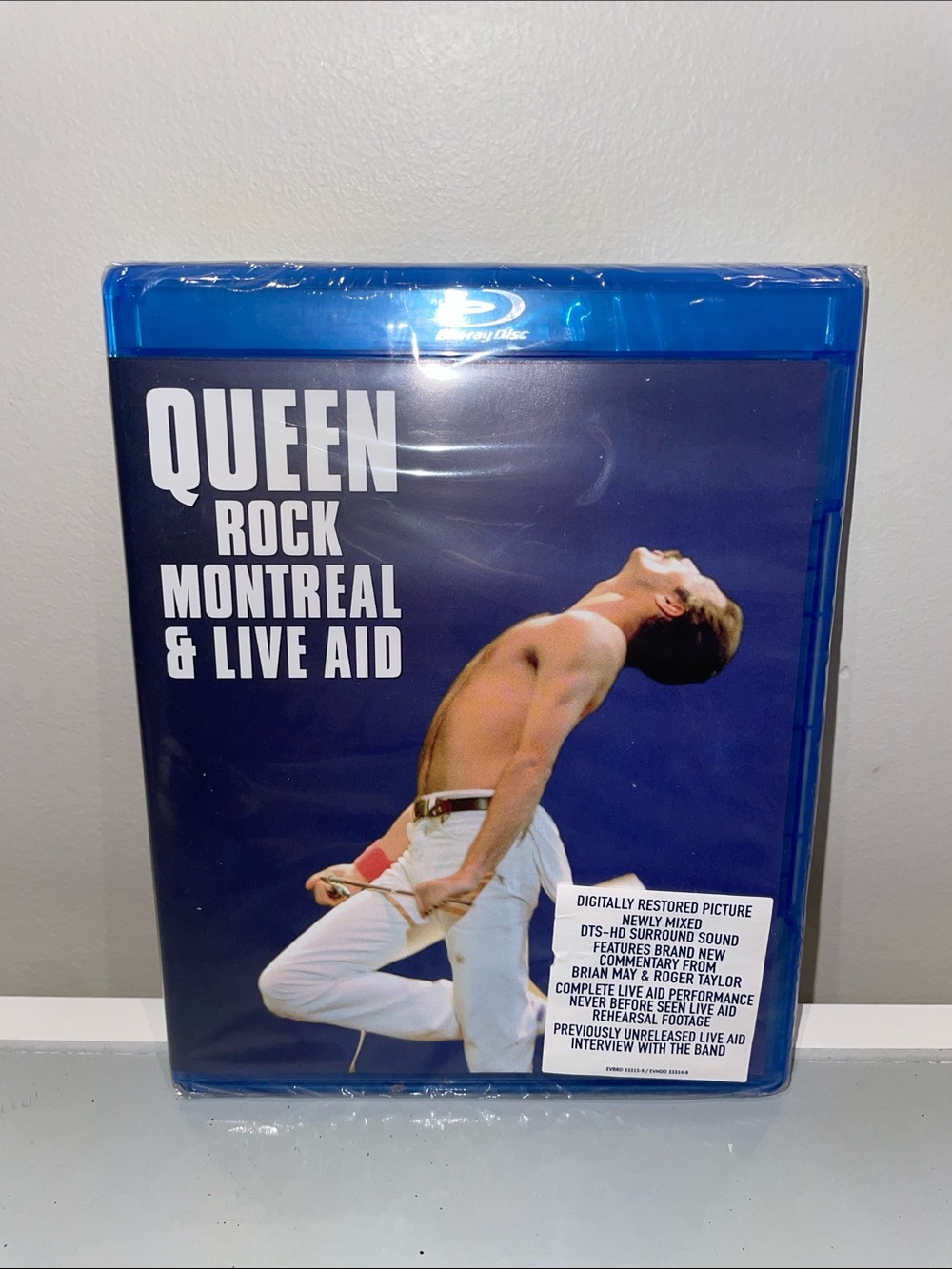 Queen Rock Montreal & Live Aid Blu-ray - Blue NEW/SEALED
